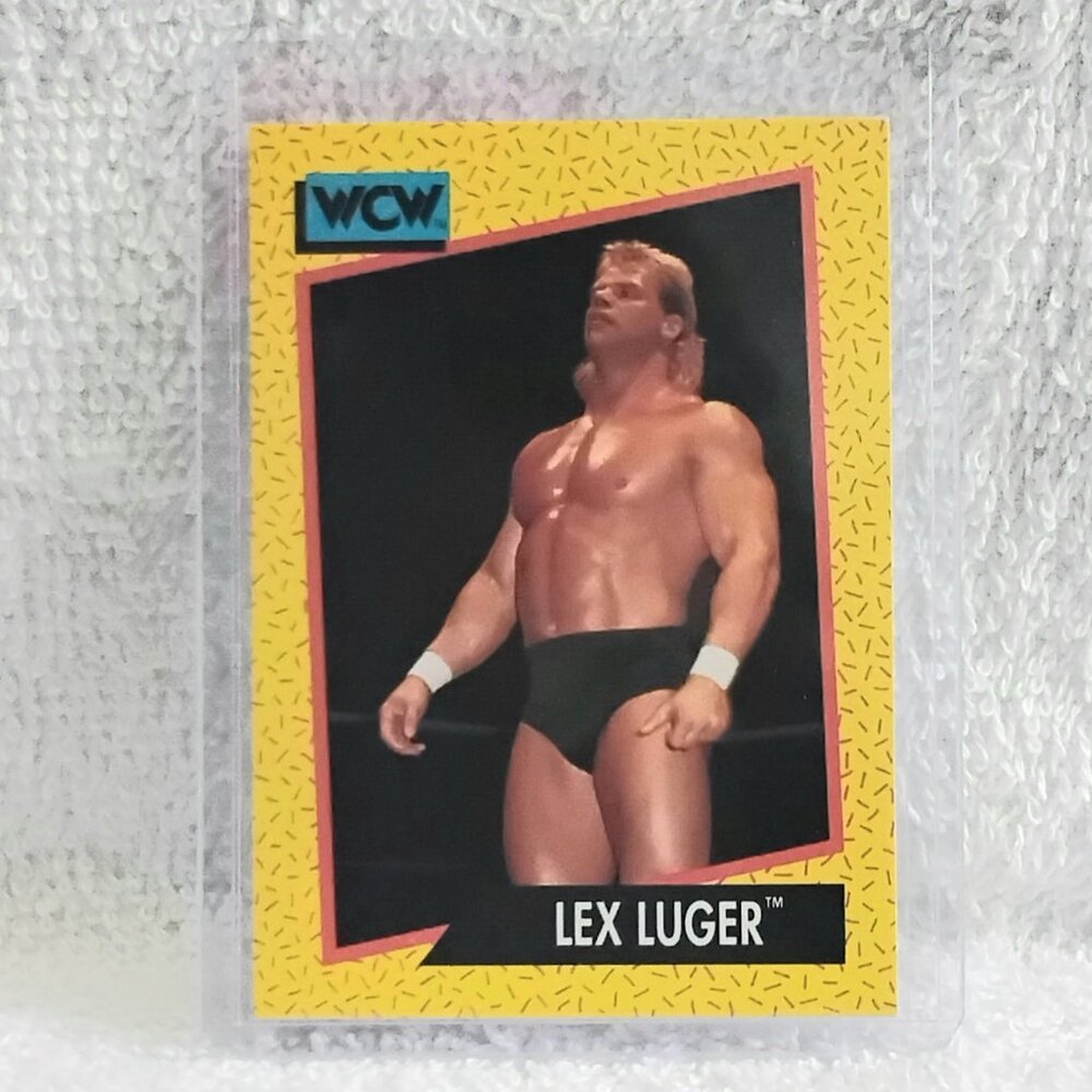 5/$20 Excellent 1991 Impel Lex Luger WCW Wrestling Card 14!!